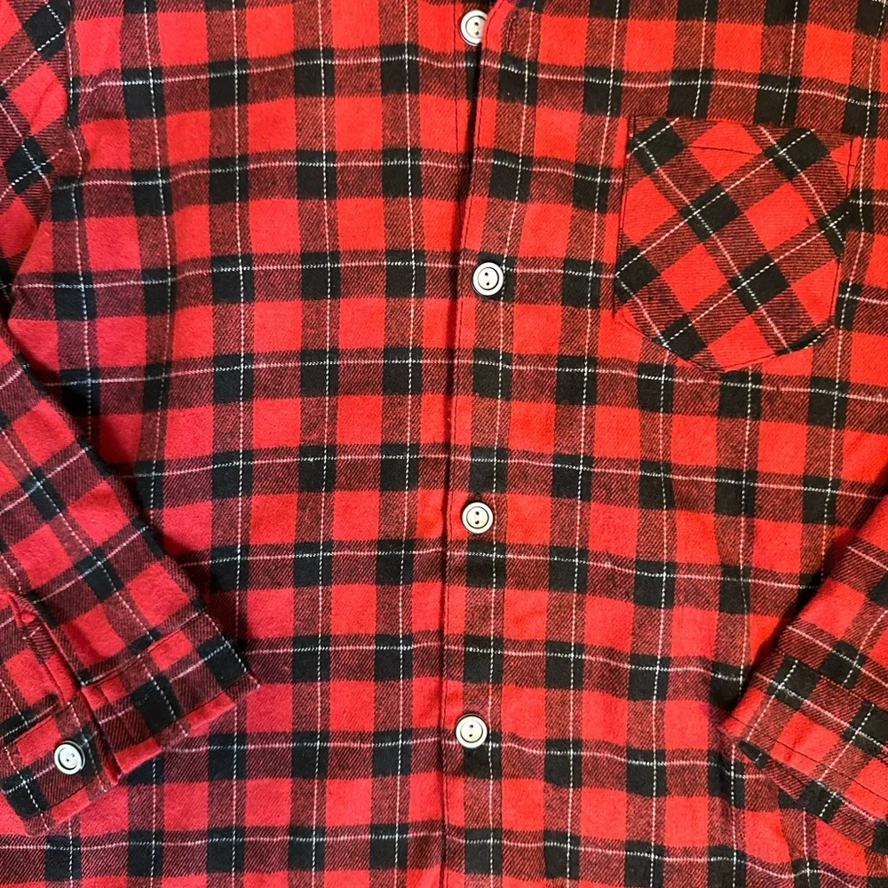 Boy’s Plaid Flannel Button Up